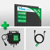 890wp Growatt NEO800M-X Balkonkraftwerk 800 Watt | Trina Vertex S+ Glas Glas - Preis inkl. MwSt. gem. § 12 Abs. 3 UStG