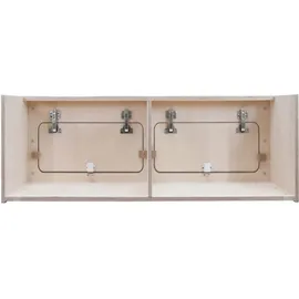 MonsterShop Hängeschrank Birkensperrholz 100 cm x 35 cm x 35 cm bronze
