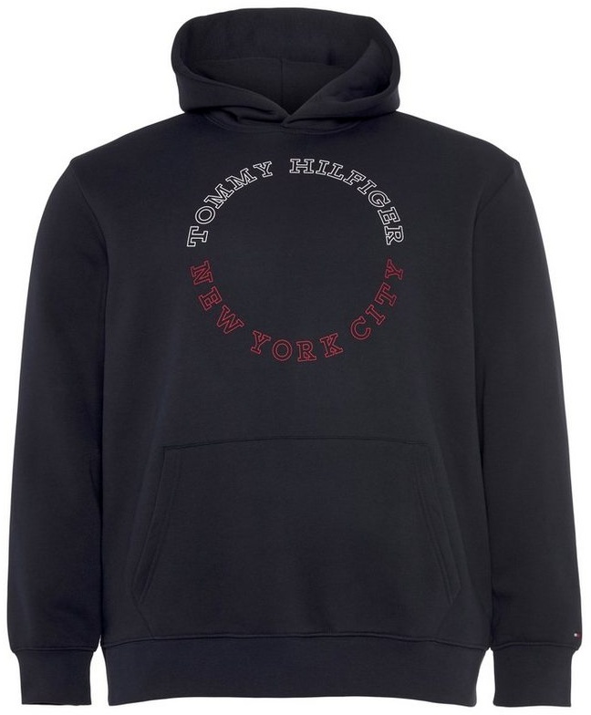 Tommy Hilfiger Big & Tall Hoodie BT-MONOTYPE ROUNDALL HOODY-B in großen Größen blau 4XL