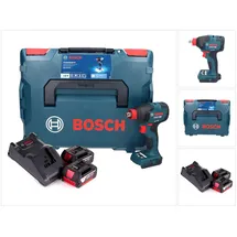 Bosch GDX 18V-210 C inkl. 2 x 4,0 Ah + Ladegerät + Connectivity Modul + L-Boxx