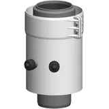 ENVA MADE FOR QUALITY ATEC Abgas Kesselanschluss mit Messöffnung, gerade,