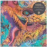 Paperblanks Humming Dragon 1000 Piece Jigsaw Puzzle by Paperblanks (Android Jones Collection)
