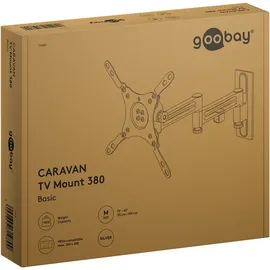 goobay TV-Wandhalterung Caravan FULLMOTION M silber