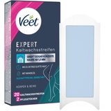 Veet Expert Kaltwachsstreifen Beine & Körper alle Hauttypen 20 Stück