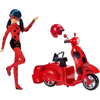 Bandai SAS Miraculous Ladybug Scooter mit Puppe