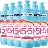 Schauma Haarkur 5&5 Multitalent-Kur Feuchtigkeitsspendend 300ml, 6x 300ml, 5&5 Kur, 6-tlg., 5 Anwendungen, 5 Effekte, Vegan, Einfache Anwendung