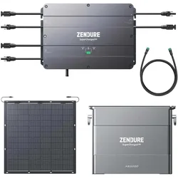 Zendure Smart PV 0% MwSt §12 III UstG Hub 2000 Balkonkraftwerk bis 2.400 Watt, 1...