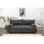 Collection AB Schlafsofa COLLECTION AB "Bella, B: 196 cm, Liegefl. 145x196 cm", grau (anthrazit), B:196cm H:45cm T:96cm, 100%Polyester, Sofas, Schlafsofa, Bettfunktion, Bettkasten & 2 Armlehnenkissen, Federkern