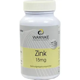 Warnke Vitalstoffe Zink 15 mg Tabletten 250 St.