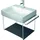 Duravit Glaseinleger DuraSquare 0099648400 57 x 38 cm
