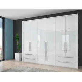 PLACES OF STYLE »Piano, inklusive Rahmen und Beleuchtung, soft-close-Funktion« 277 oder 322cm breit, 226cm hoch, mit 4 Schubladen, UV lackiert, hochglänzend weiß oder beige, FSC-zertifiziert