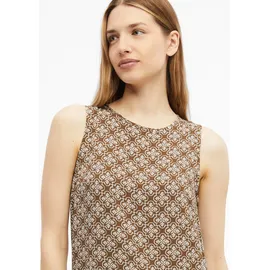 s.Oliver Stufenkleid Midikleid Braun/Beige 44