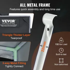 Vevor Wachstumszelt 152,4 x 152,4 x 203,2 cm