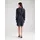 s.Oliver Hemdblusenkleid Mini Strukturmuster Blau 42