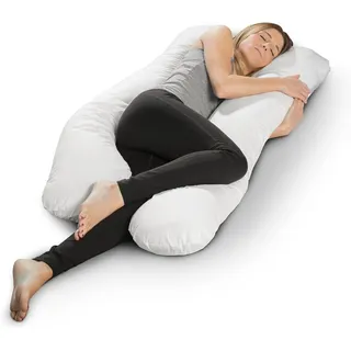sleepling Stillkissen Bodypillow, auch als Seitenschläfer- oder Lagerungskissen nutzbar weiß