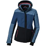 KILLTEC Damen Skijacke/Funktionsjacke mit abzippbarer Kapuze und Schneefang KSW 67 WMN SKI JCKT, ocean, 42,