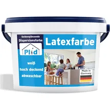 Plid Latexfarbe Weiß seidenglänzend 10 l