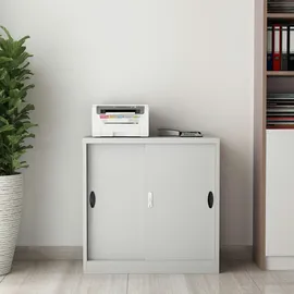 [en.casa] Aktenschrank, Rieti Stahl 90x40x90 cm
