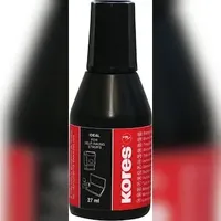 KORES Stempelfarbe 28,0 ml Schwarz 10 St.