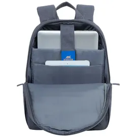 RivaCase® RivaCase Alpendorf 7560 Canvas Laptop Backpack 15.6", grau