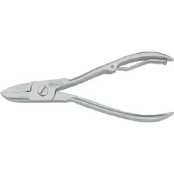 Nagelzange, professional, rostfrei - karierte Schenkel, Drahtfeder, basic