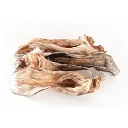 Bellfor Gesunder Hundesnack - Lamm-Ohren mit Fell - 250g