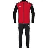 Jako Performance Trainingsanzug Polyester Kinder 101 rot/schwarz 140