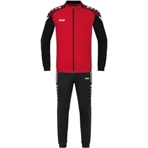 Jako Performance Trainingsanzug Polyester Kinder 101 rot/schwarz 140