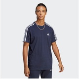 adidas Herren Shirt Essentials Single Jersey, LEGINK/WHITE, 3XL