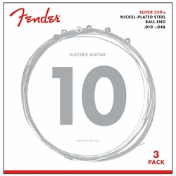 Fender 250R Nickel-Plated Steel 3x Set