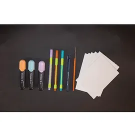 Schneider Postkarten weiß DIY Set, 1 Set