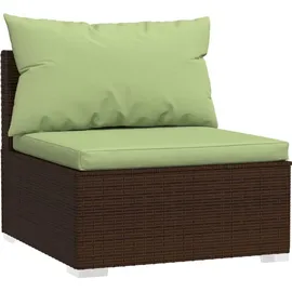 vidaXL Garten-Lounge-Set 9-tlg. braun