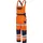 Vizwell - Herren Warnschutz-kontrast-latzhose Vwtc115 Gr. 50 Orange/marine