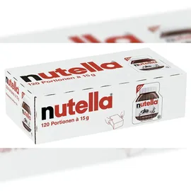 Ferrero nutella Nussnougatcreme, je 15g (1,8kg), 120 Stück