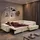 muffo Ecksofa WILD L Rechts mit Schlaffunktion 127x195 Velours Beige - Beige