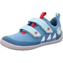 Affenzahn Barfußschuh Lucky Hai Hellblau / Rot 22