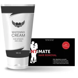 Lovelyness Intim Pflege Set Anal Bleaching und Haarentfernung Pulver 170 ml