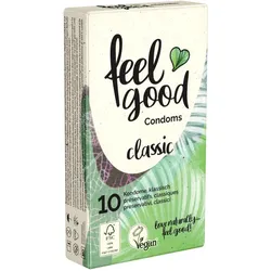 «classic» 10 vegane klassische und nachhaltige Kondome (10 Kondome) 10 St