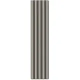 KAISER plastic® Akustikpaneele | Farbe: Pastellgrau | Wandpaneele in verschiedenen Formaten | Deko Wohnzimmer | Wanddeko in Pastellfarbe | Akustik Paneele Wand | Lamellenwand (240 x 60 cm - 2STK.)