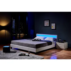 HOME DELUXE LED Bett Astro 180 x 200 cm, versch. Farben