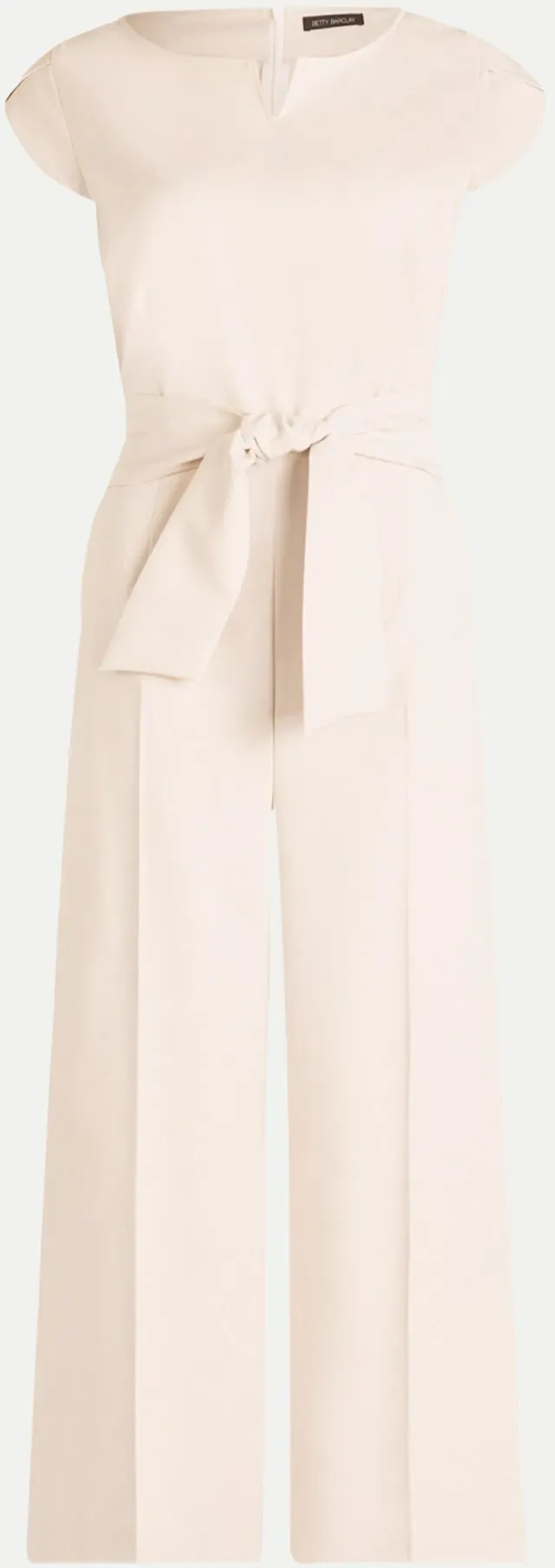Regular-Fit Jumpsuit Beige 42