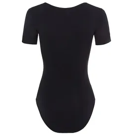 SKINY Kurzarmbody "Body Collection", Damen, Gr. 38, N-Gr, schwarz, Obermaterial: 95% Baumwolle, 5% Elasthan, unifarben, Basic, figurbetont, Rundhals, Bodys, Rundhalsausschnitt, schlicht, kurzärmlig, Baumwollmix