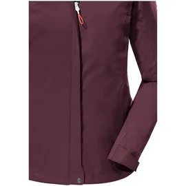 KILLTEC Damen Funktionsjacke/Outdoorjacke mit abzippbarer Kapuze KOS 133 WMN JCKT, weintraube, 46