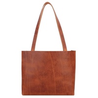 Harold's Paperbag Schultertasche Leder 32 cm braun