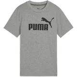 Puma Essentials No. 1 Logo T-Shirt Jungen 03 medium gray heather 176