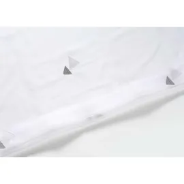Gerster collection Schlaufenrollo 100 x 170 cm Weiß/Anthrazit