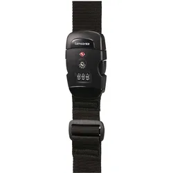 Samsonite Koffergurt Travel Accessories Luggage Strap TSA Lock black