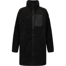 DERBE Kuschelby Long Fleecejacke Schwarz 36