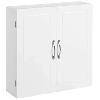 VASAGLE Bad-Hängeschrank weiß 60,0 x 18,0 x 60,0 cm