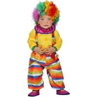 Atosa 23751 - Clown Kostüm, Größe 6-12 Monate, bunt
